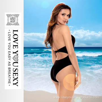 Black Stylish Sexy Breathable Beach Swimsuit